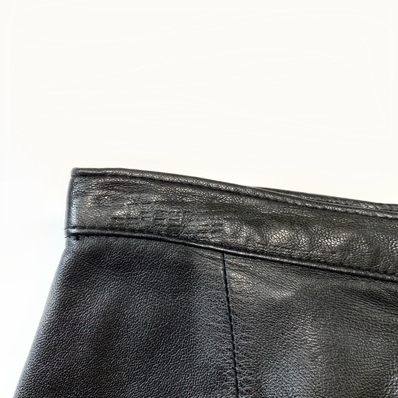 The Olde Hide House Black Leather Skirt - Picture 7 of 8
